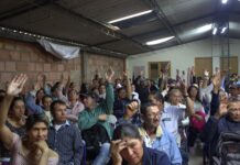 Asamblea general de afiliados de Finca agricola Cunday de Sinaltraflor